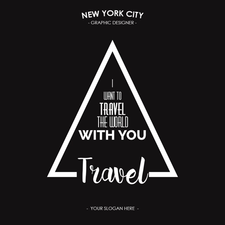 PSD i want to travel the world with you - travel poster