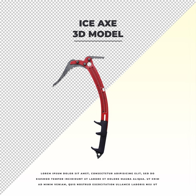 PSD ice axe