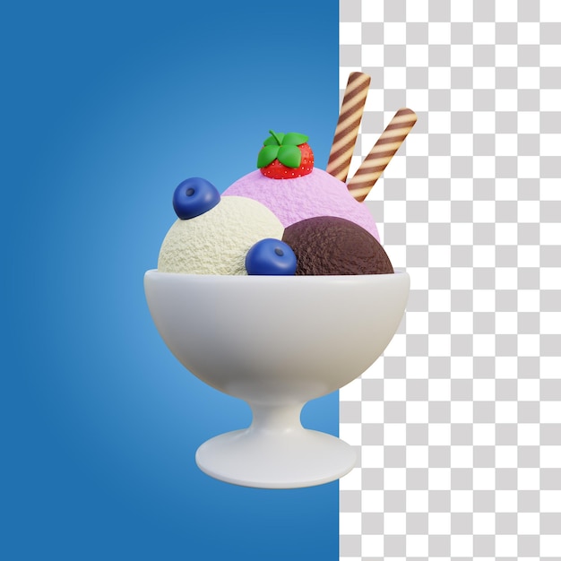 아이스크림 3d 아이콘