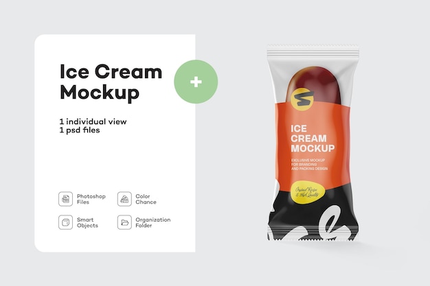 Ice Cream Bar Mockup