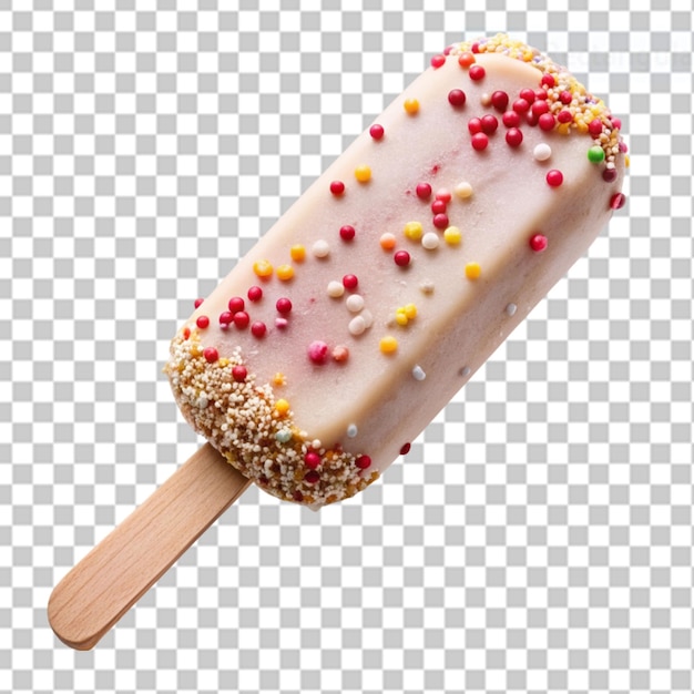 PSD ice cream bar on transparent background