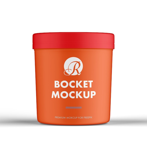 Ice Cream Bucket Mockup