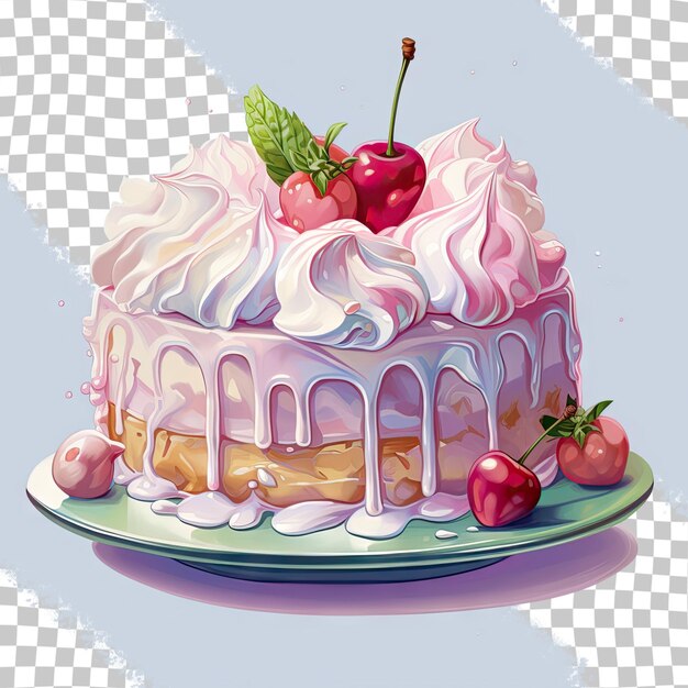 PSD 아이스크림 케이크