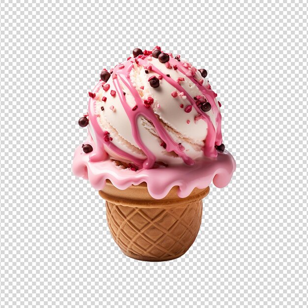 PSD ice cream composition