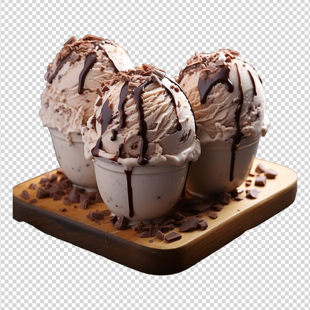 PSD ice cream composition