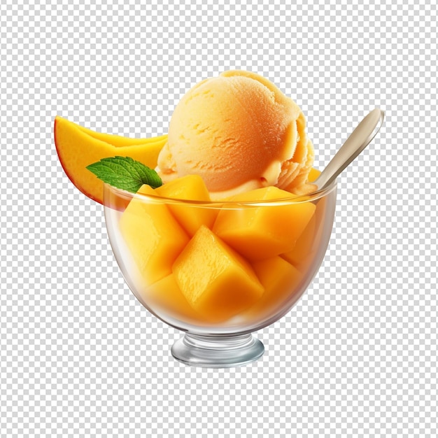 PSD ice cream composition