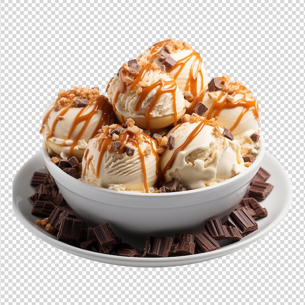 PSD ice cream composition