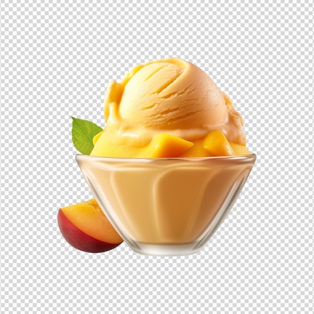 PSD ice cream composition