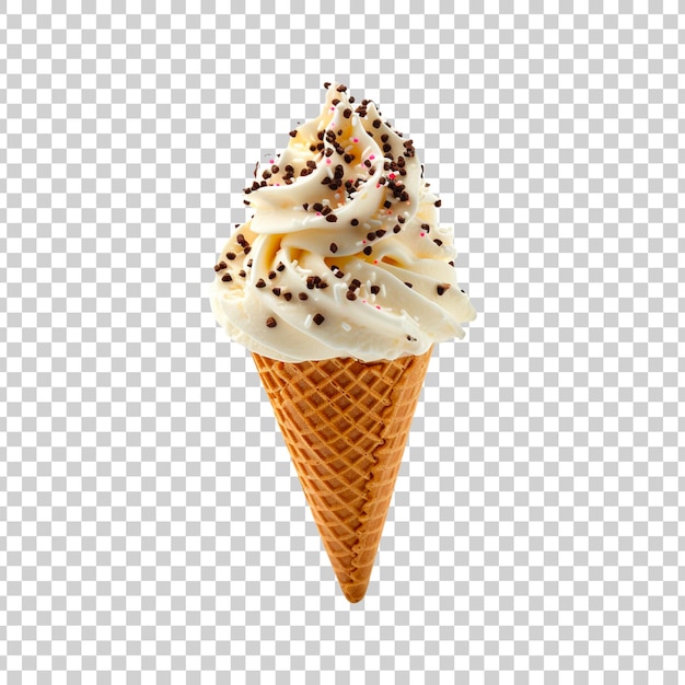 PSD an ice cream cone with a bite taken out of it