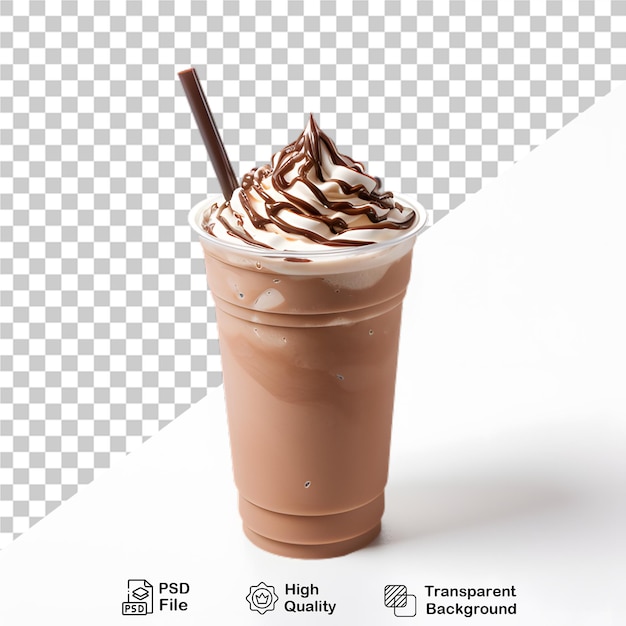 PSD ice cream cup isolated on transparent background