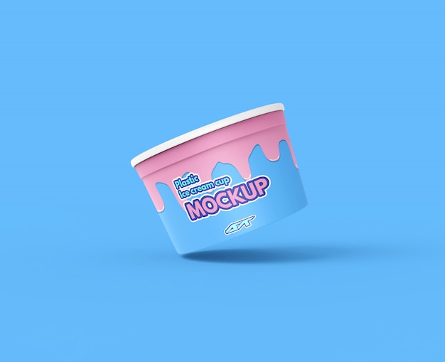 Ice cream cup mockup