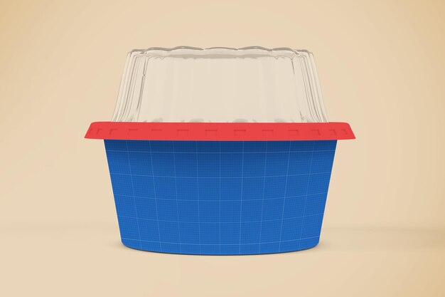 PSD ice cream cup mockup