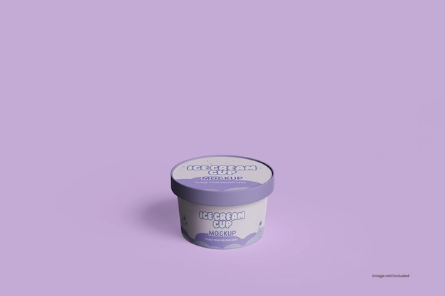 Ice Cream Cup Mockup