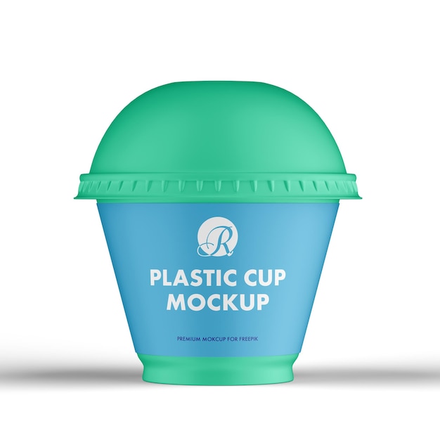 Ice Cream Cup Mockup