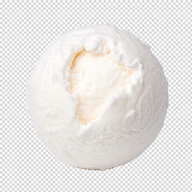 PSD ice cream isolate on white background