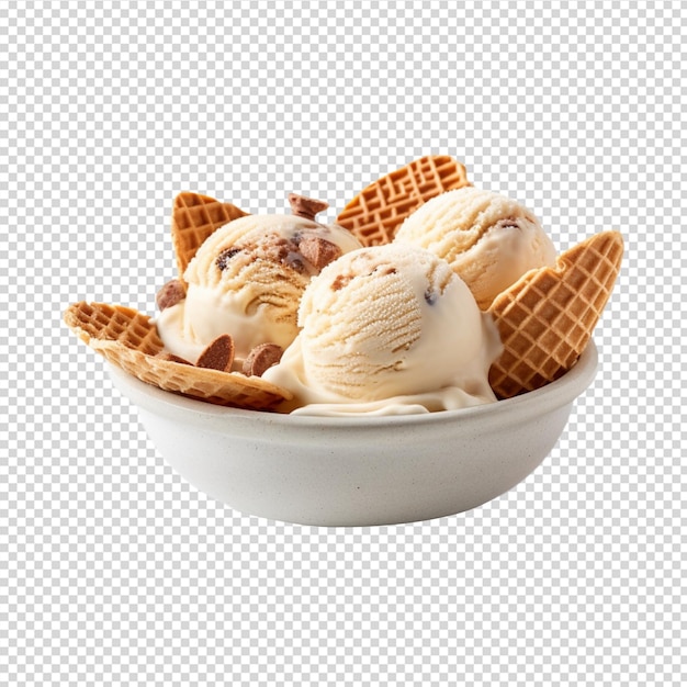 ice cream isolate on white background