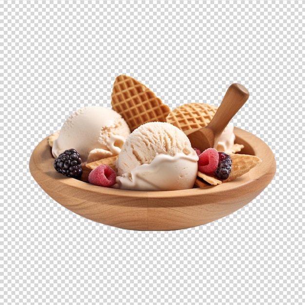 ice cream isolate on white background