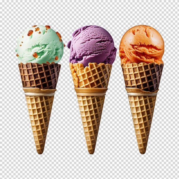 ice cream isolate on white background