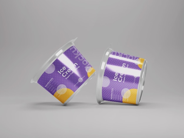 Ice cream jar packaging