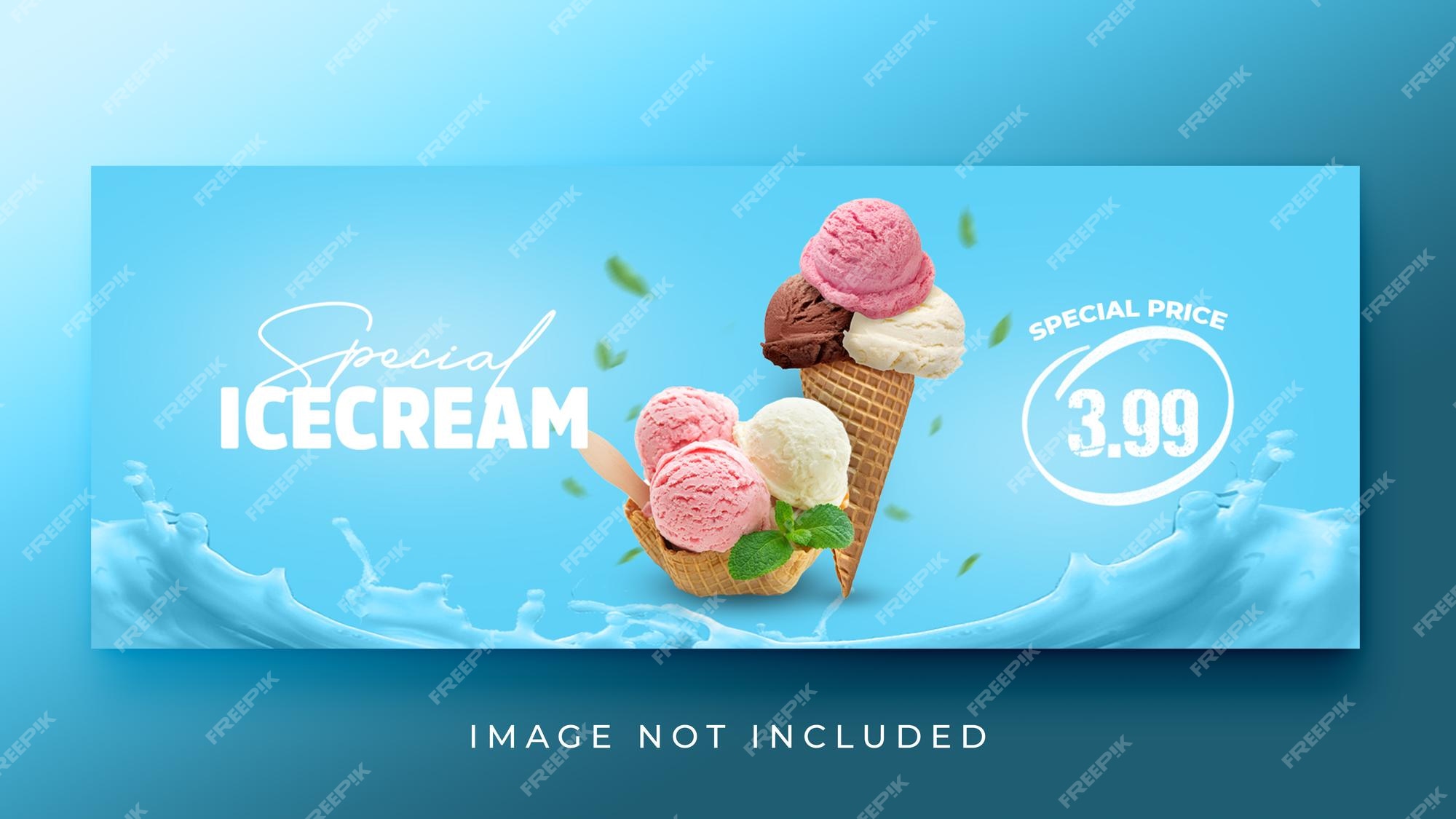 Ice Cream Banner - Free Vectors & PSDs to Download