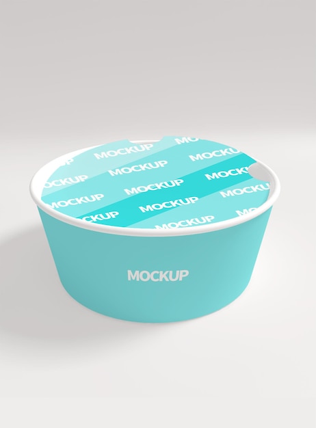 PSD ice cream mockup