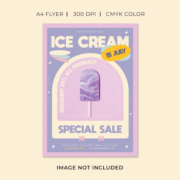 Ice Cream Sale Flyer