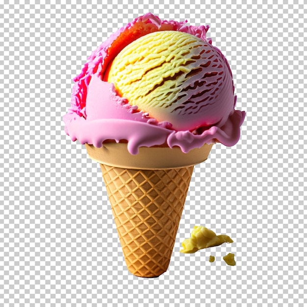 Ice Cream Scoop On Alpha Layer