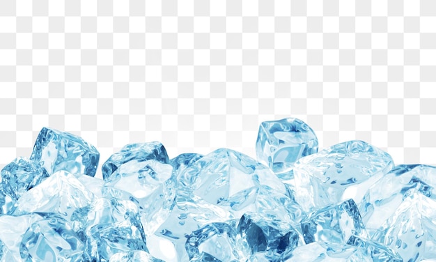 PSD ice cubes