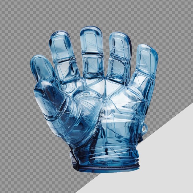 PSD ice hockey glove png isolated on transparent background