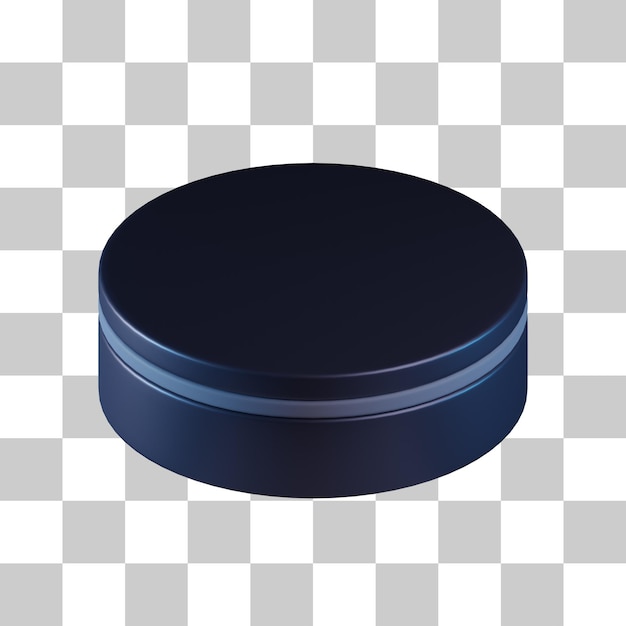 PSD ice hockey puck 3d icon