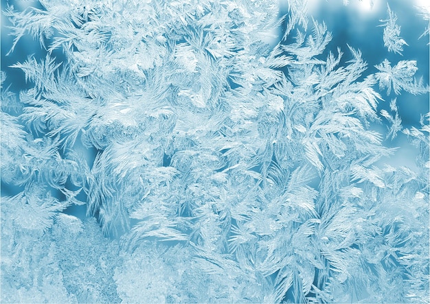 PSD ice leaves background