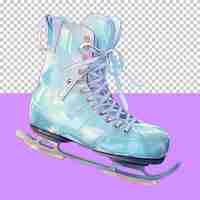 PSD an ice skate isolated object transparent background