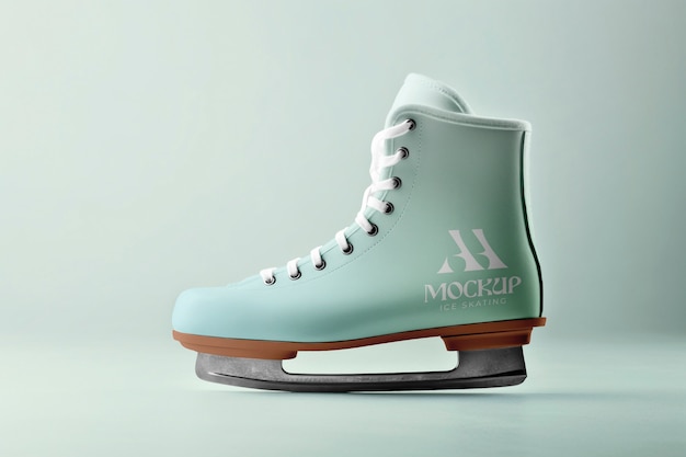 PSD ice skate mockup design