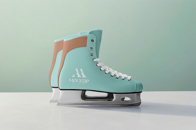 PSD ice skate mockup design