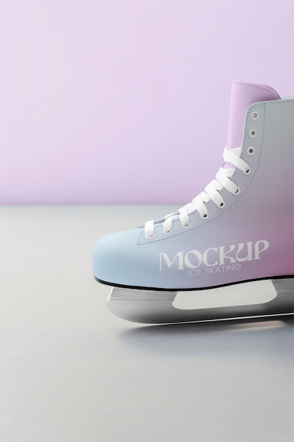 PSD ice skate mockup design