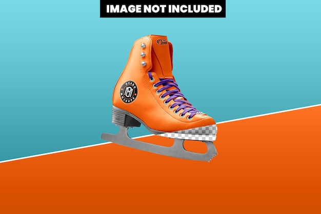 PSD ice skate mockup