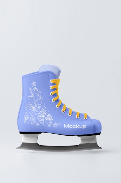 Ice skating  mockup