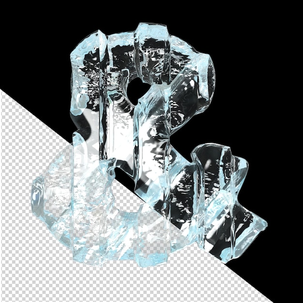 PSD ice symbol with thick vertical straps