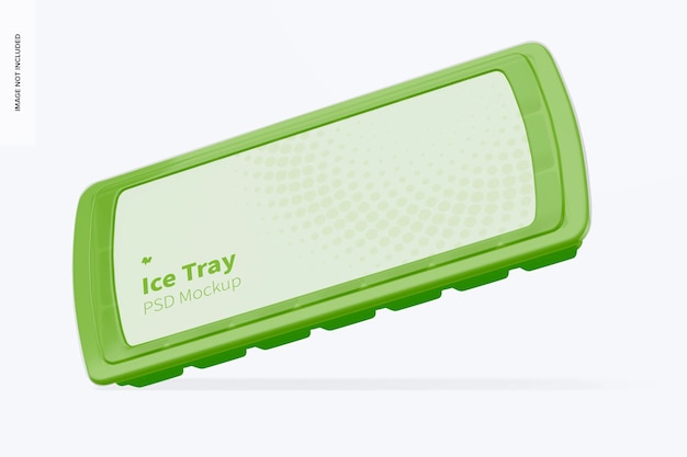 Ice tray mockup, leaned