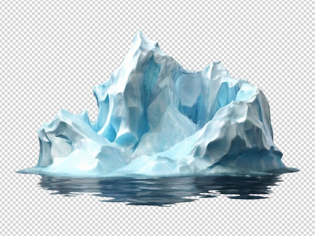 PSD iceberg png trasparente