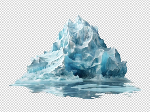 PSD iceberg png trasparente