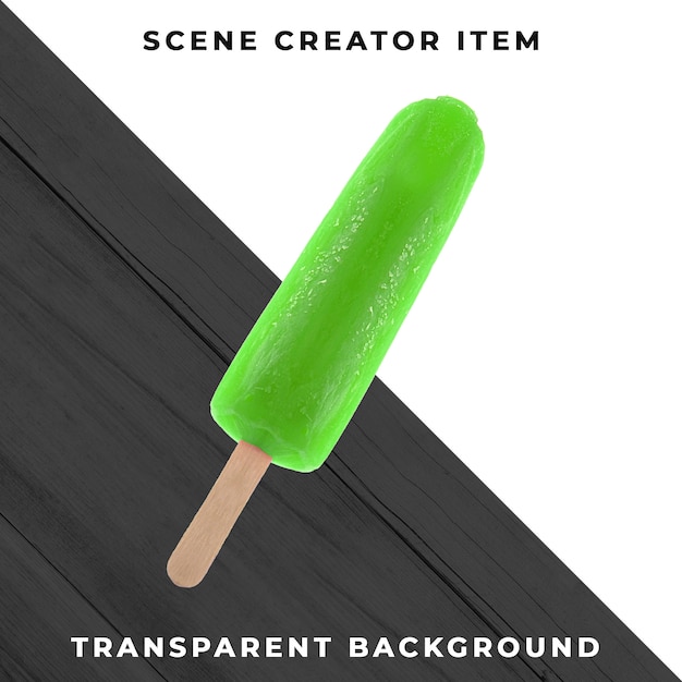 Icecream on transparent background