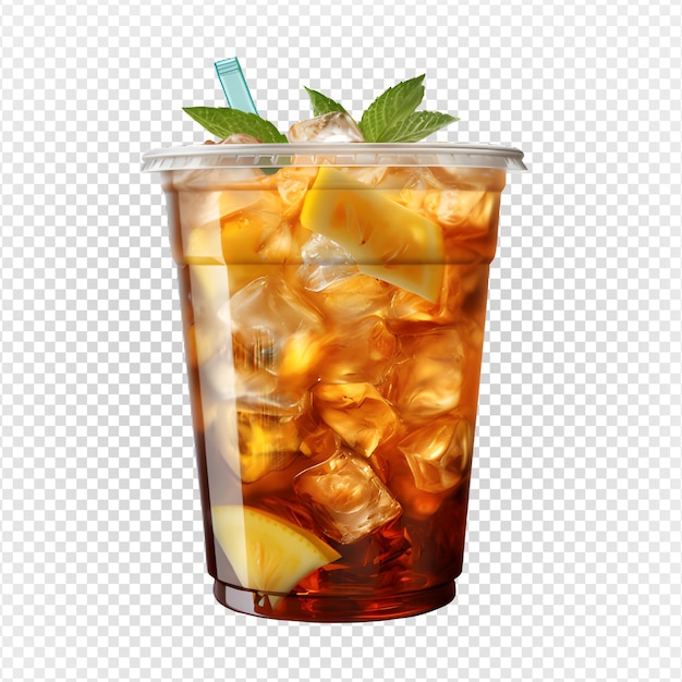 Ice Tea Plastic Cup Photos and Images & Pictures