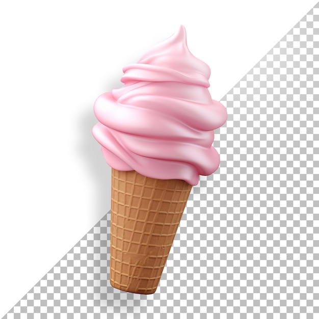 PSD crema di gelato 3d