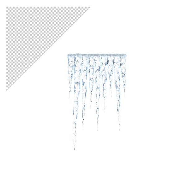 PSD icicles png