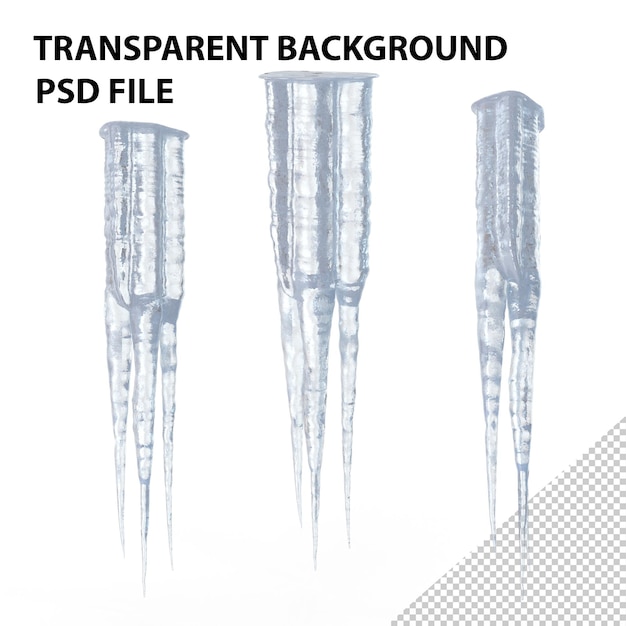 PSD icicles png