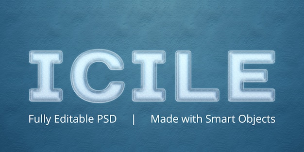 Icile text style effect