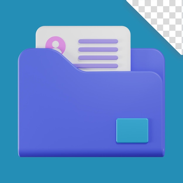 Icon 3D-documentportfolio