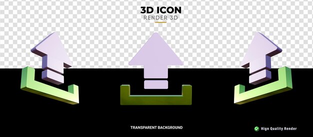 PSD icon 3d экспорт высокого качества рендеринга