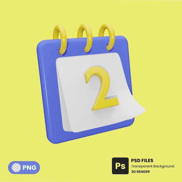 PSD icona rendering illustrazione 3d psd premium